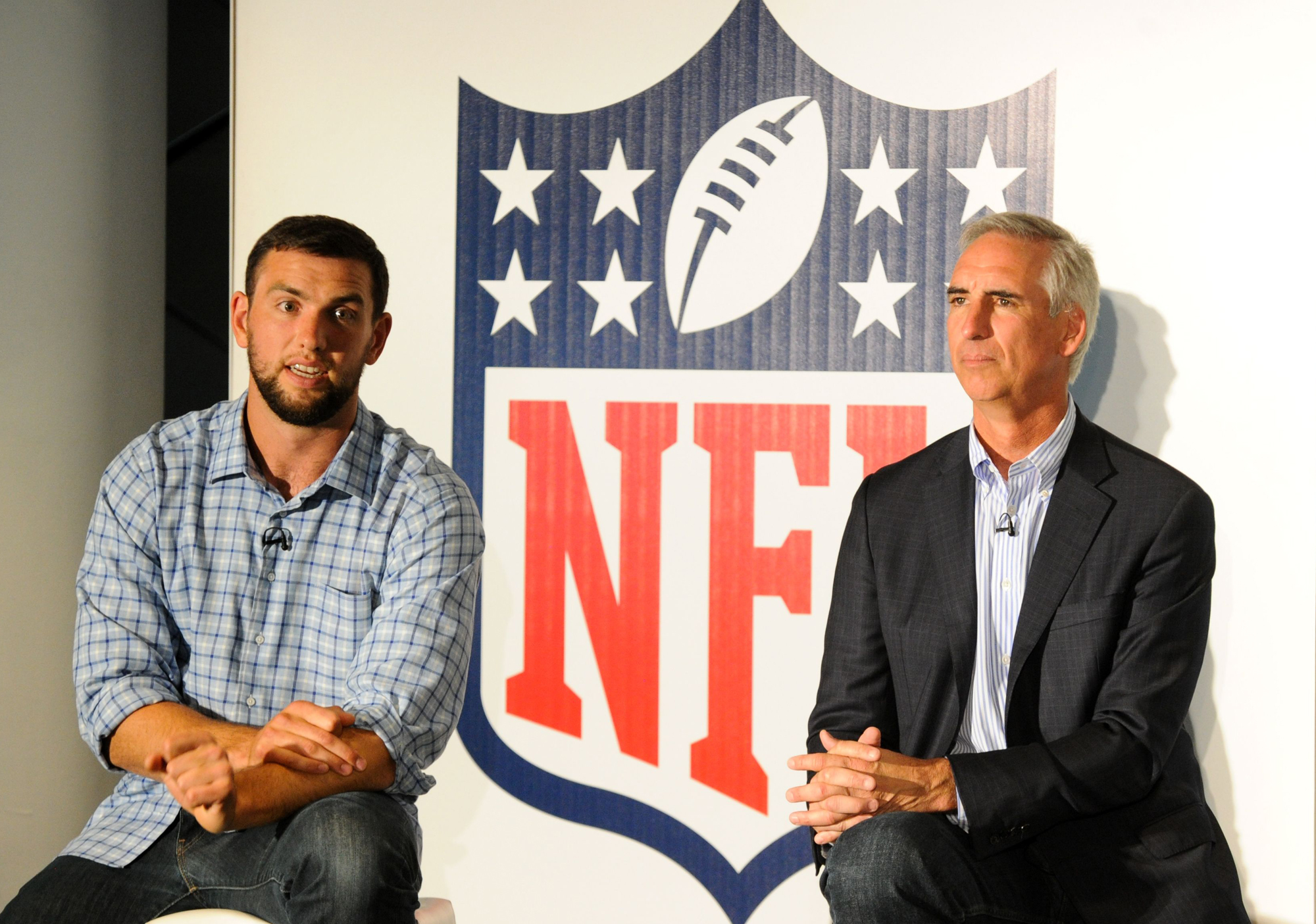 Andrew and Oliver Luck. 